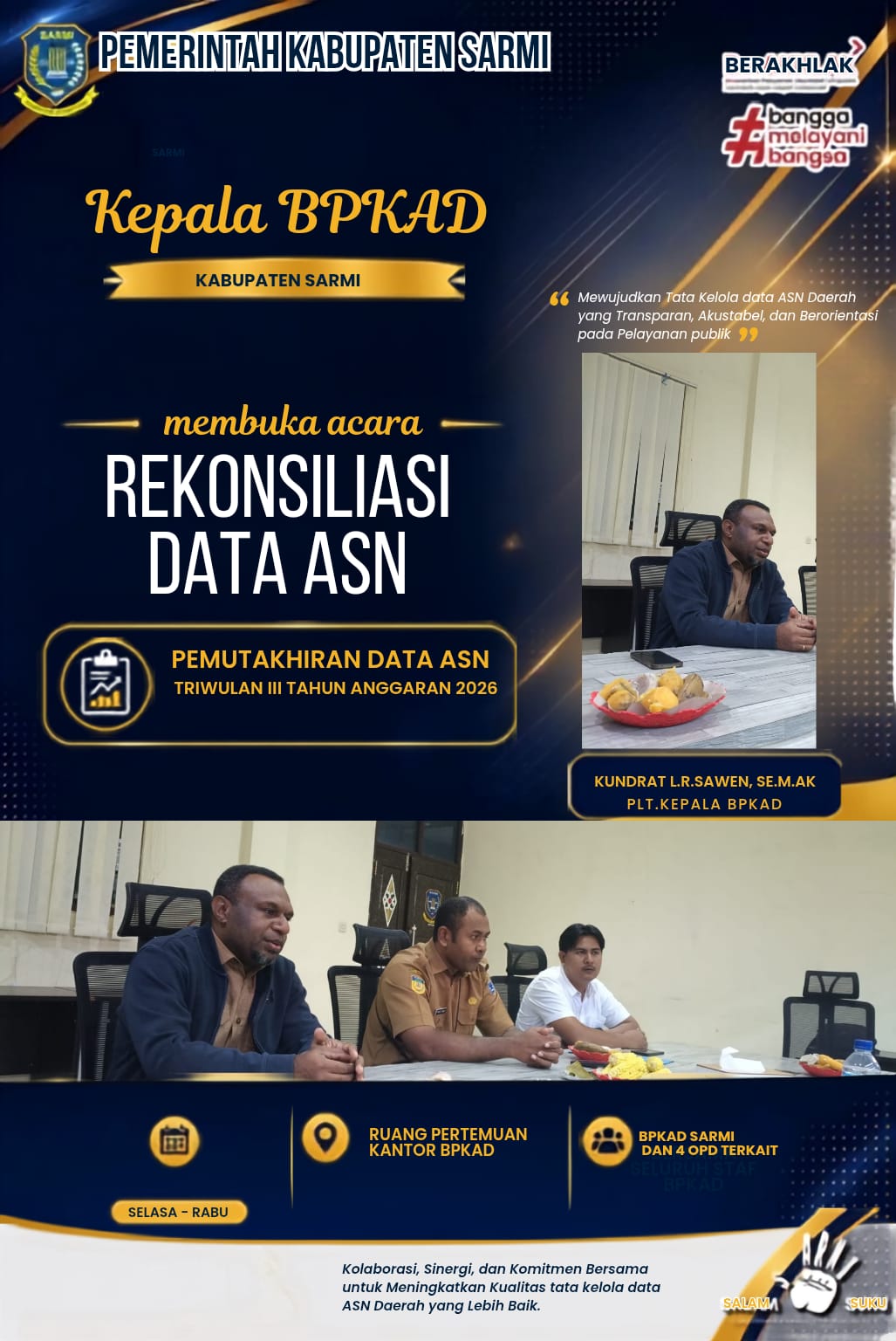 REKONSILIASI PEMUTAKHIRAN DATA ASN